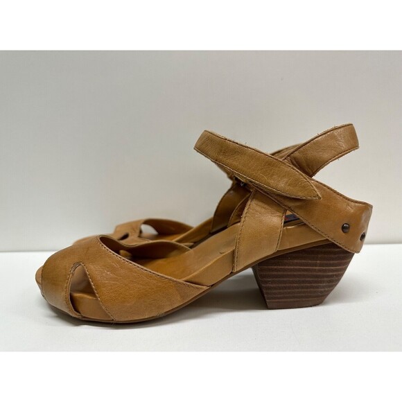 Everybody by BZ Moda women size EU 38.5/ US 8 brown leather strap sandals - Picture 8 of 12